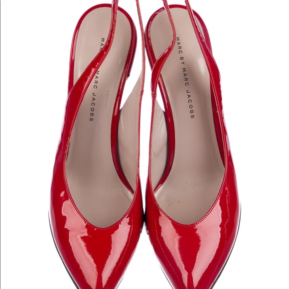 MARC JACOBS slingback heels size US 10.5 - Picture 2 of 4